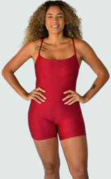 Macacão Curto Strappy Scarlet