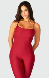 Macacão Legging Strappy Scarlet
