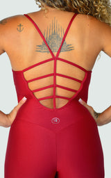 Macacão Curto Strappy Scarlet